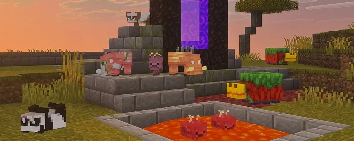 Minecraft Snapshot Luty 2026: Baby Hoglin, Zoglin, Strider, Panda i Snifflet już tu są!